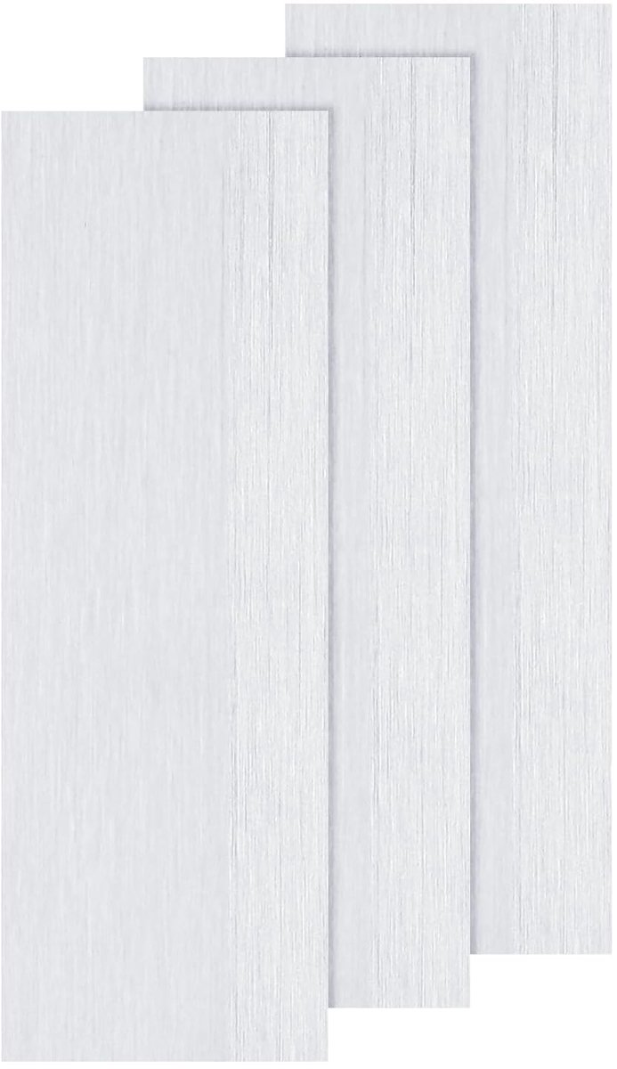 6061 T651 aluminiumplaat, 4 x 1,18 x 3/8 inch, 3 stuks platte aluminiumplaat, afgedekte lagers met beschermfolie, warmte, rechthoekig, 10 mm, voor industrieel handwerk