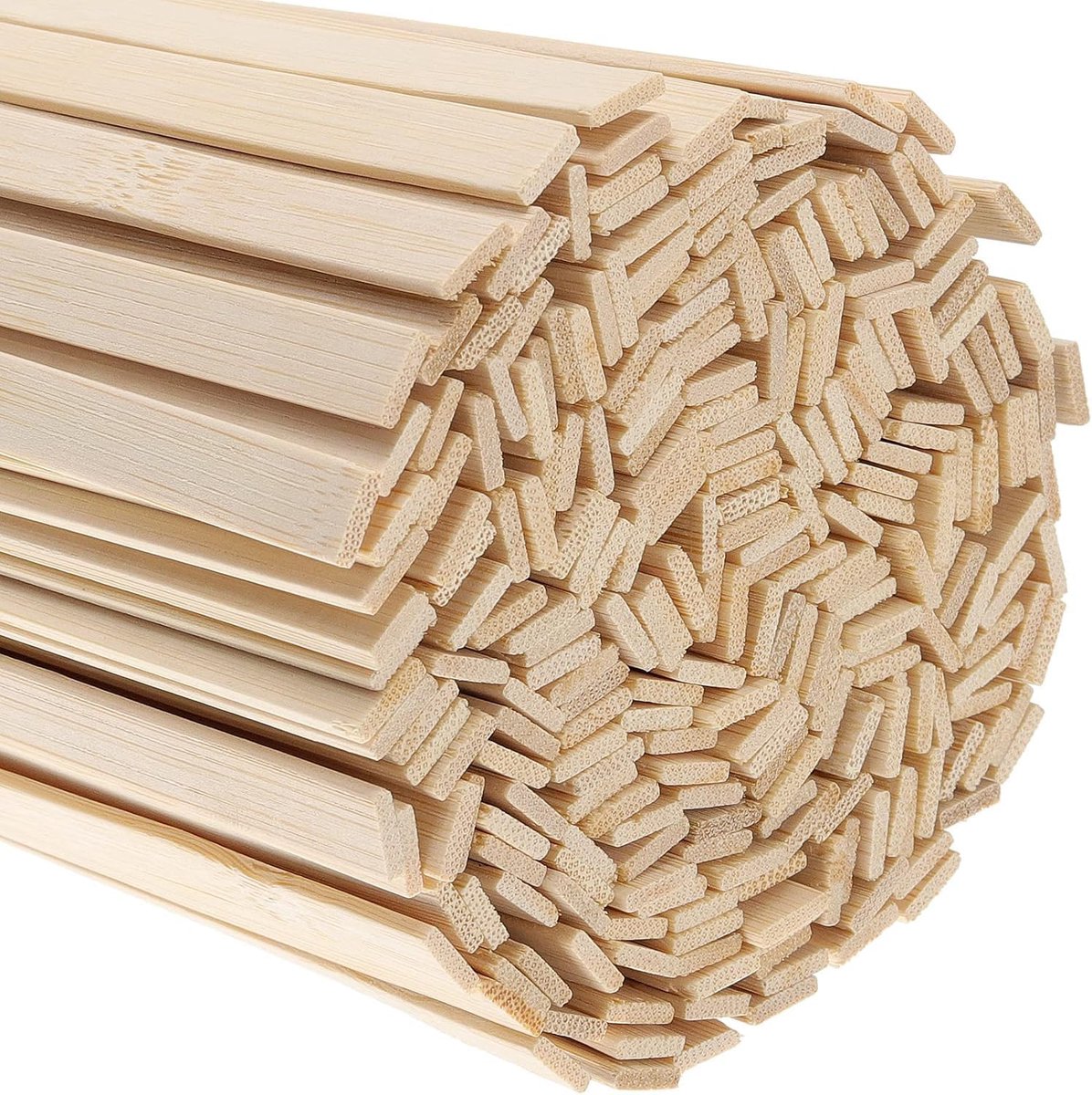 knutselstokjes, verpakking van 100, 300 x 9 x 3 mm, roerhout, voor doe-het-zelf kunst en ambacht decoratie