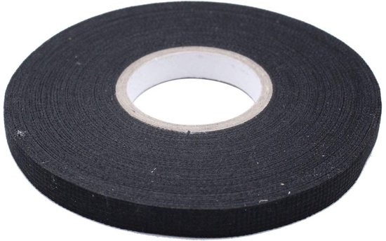 Isolatietape, textieltape, kabelboom, katoen, 9 mm x 25 m — afbeelding 2