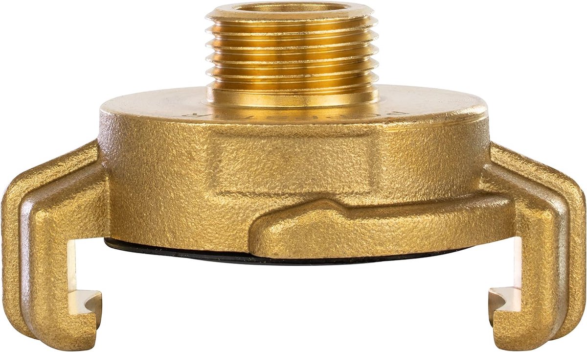 Messing Snelkoppeling 3/8 inch Buitendraad (G 3/8" schroefdraad met koppeling systeem Geka)