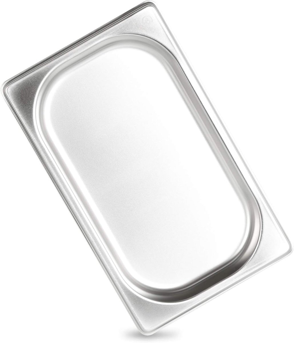 1/4 20 mm van premium roestvrij staal (0,5 l inhoud) | Afmetingen: 265×162 - Gastronormcontainer ideaal voor koken met Chafing Dish of Bain Marie (0,6 mm dik)