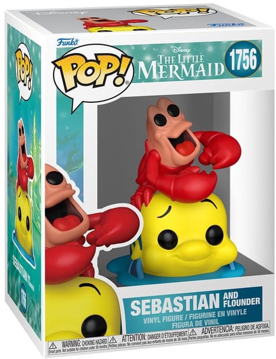 FUNKO POP DISNEY: TLM S3- SEBASTIAN & FLOUNDER