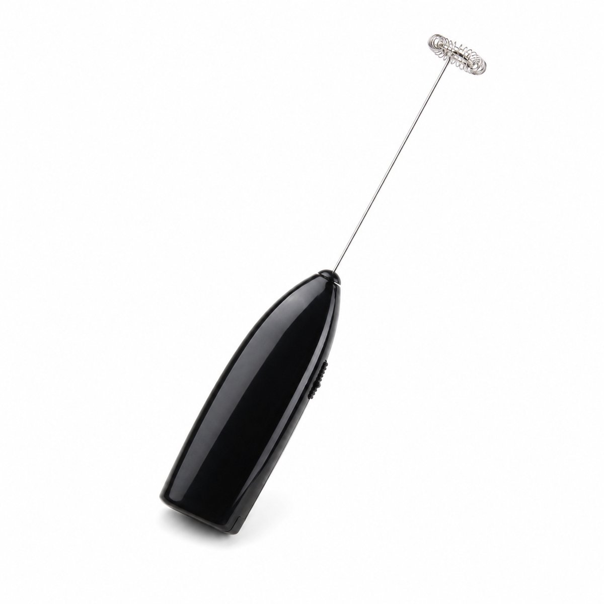 INTER-CAFFÈ® Melkopschuimer - Melkopschuimer Electrisch - Handmatige Melkopschuimer - Elektrische Melkopschuimer - Melkschuimer - Zwart - 1 jaar garantie