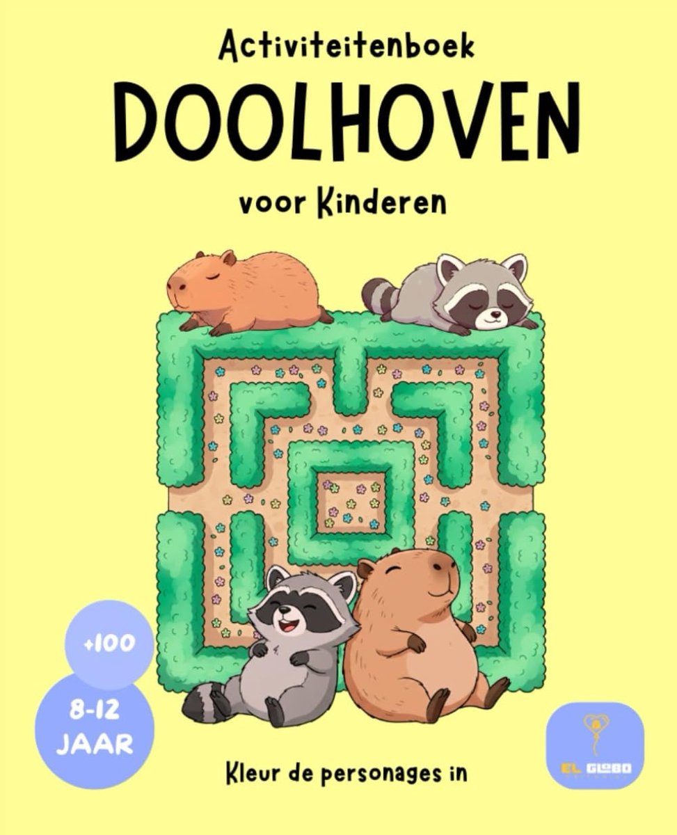Doolhoven voor kinderen 8-12 jaar - 100 uitdagende labyrinten - inclusief kleurplaten en logica spelletjes - SnelShoppen