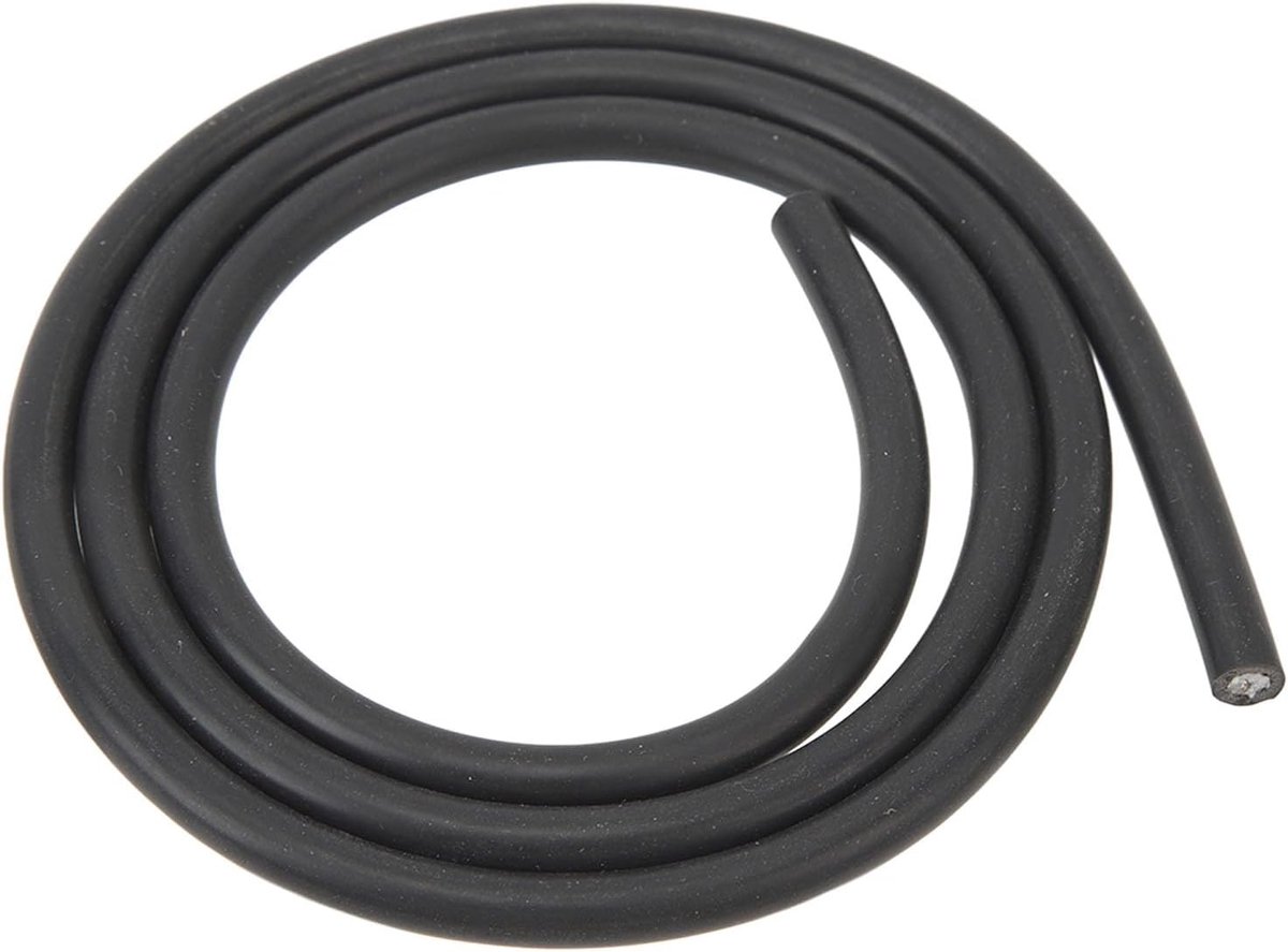 Ontstekingskabel, Koperen Kern Bougiekabel PVC Omhuld Geïsoleerde Ontstekingskabel voor Auto Motorfiets Motor, 7 mm Breedte 1 M Lengte
