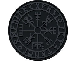 ACU Subdued Vegvisir Viking Compass Norse Rune Morale Tactical PVC Rubber Fastener Patch