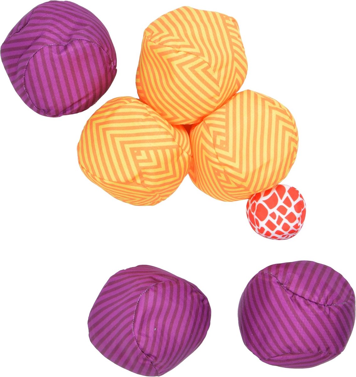 5 Extreme Boule – Zachte Jeu de Boules Set, Straat Bocce, Grasveld Petanque Spel met Tas Altijd Met Je Mee om Binnen en Buiten Te Spelen