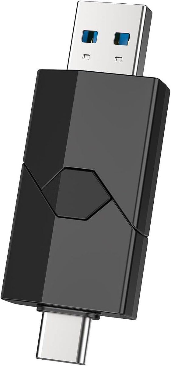 USB-stick, 128 GB 3.0, USB C-stick, 128 GB, 3.0, USB 3.0, USB C + USB A, telescopische flash drive, OTG, geheugenstick voor mobiele telefoon, Galaxy S24, smartphone, tablet, auto, laptop