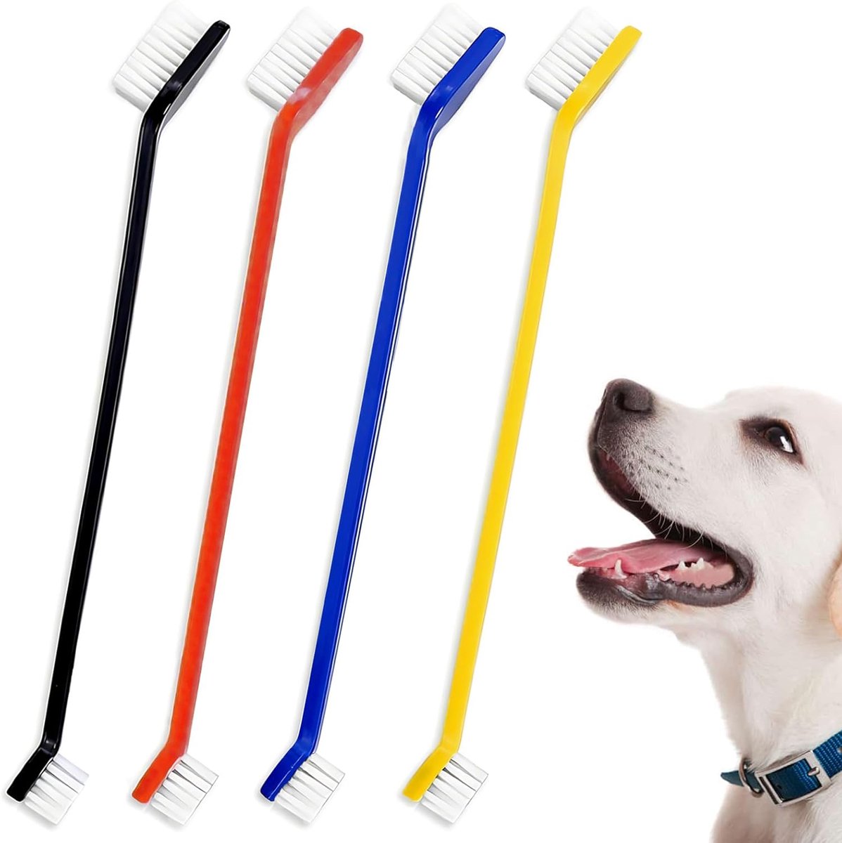 4 x tandenborstel voor kleine honden, kattentandenborstel | Hondentandenborstel, tandenborstel voor honden, tandhygiëne voor honden, voor huisdieren, tandreiniging