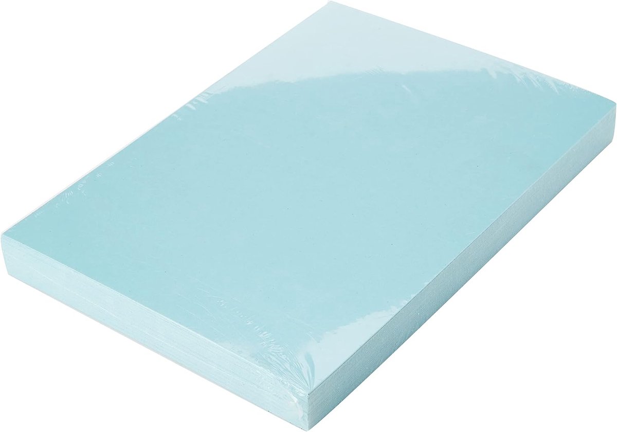 Gekleurde kaart - pastelblauw (100 stuks vellen)