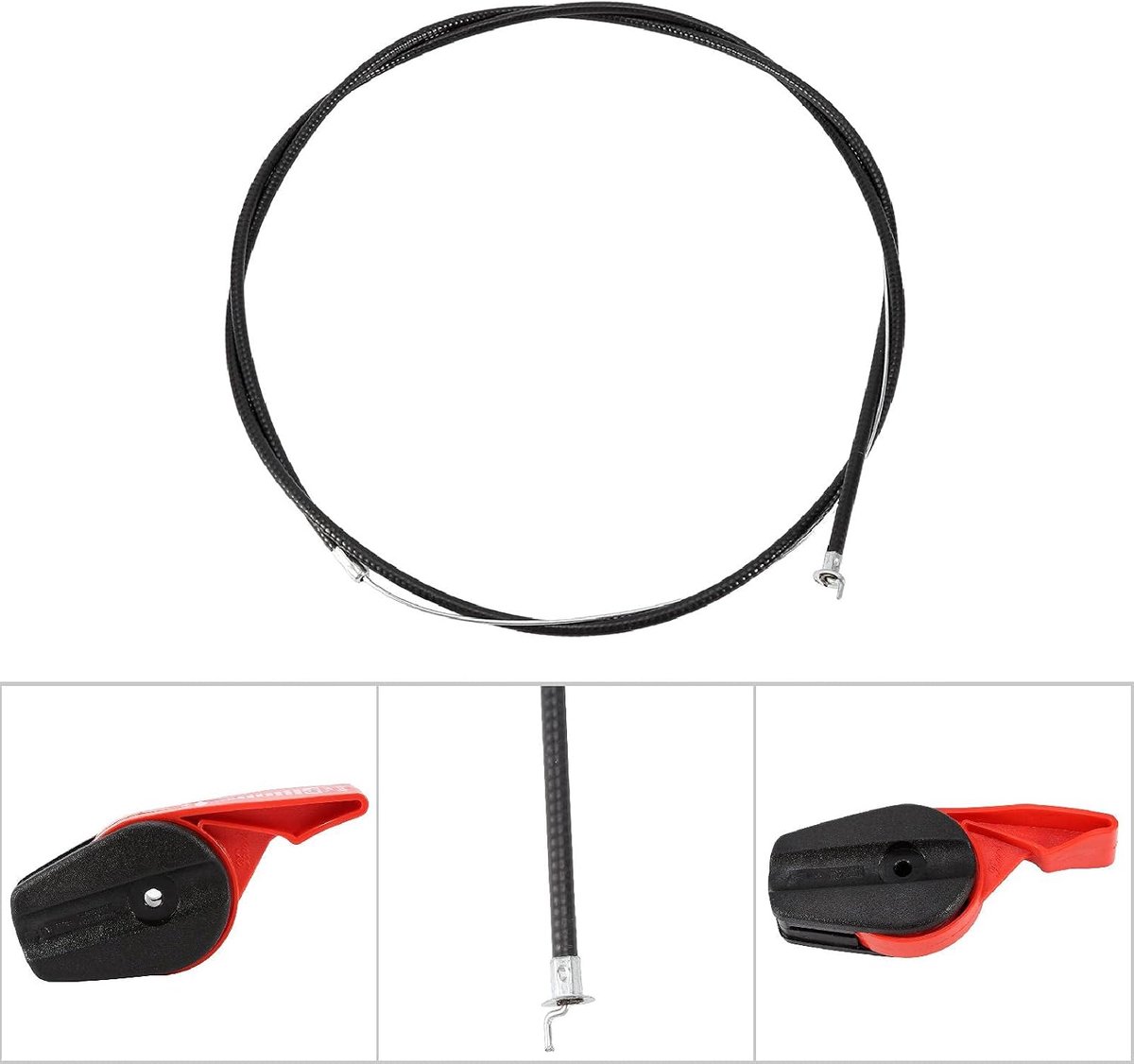 65-inch Bedieningsschakelaar met Handgreep Grasmaaiers Universele Reparatieset Vervangende Onderdelen voor Compatibel met Elektrische Benzinegrasmaaiers(#1)