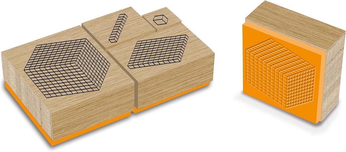 Lign' stempel Base 10