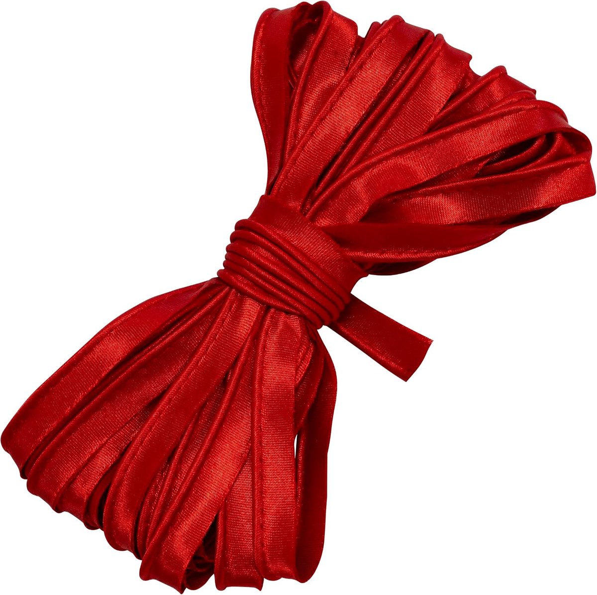 - C77246 - rand 9 meter x 10 mm - van polyester - kleur rood - bies gallon kleding kussen dekbedden