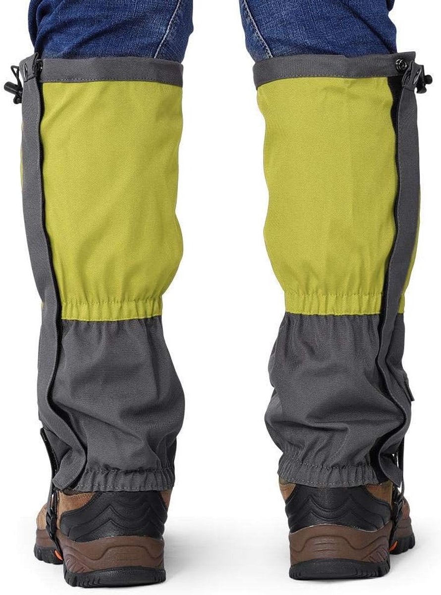 Legging Beenkappen Outdoor Waterdichte klimschoenen Cover voor skiën Jagen Outdoor activiteiten(Groen)