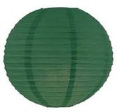 5 stuks lampion donker groen 35 cm