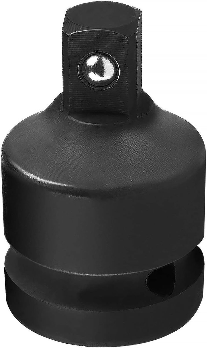 Adapter voor steeksleutel, binnen vierkant 20 mm, buiten vierkant 12,5 mm, 3/4 naar 1/2 inch, geschikt voor diverse toepassingen en gereedschappen