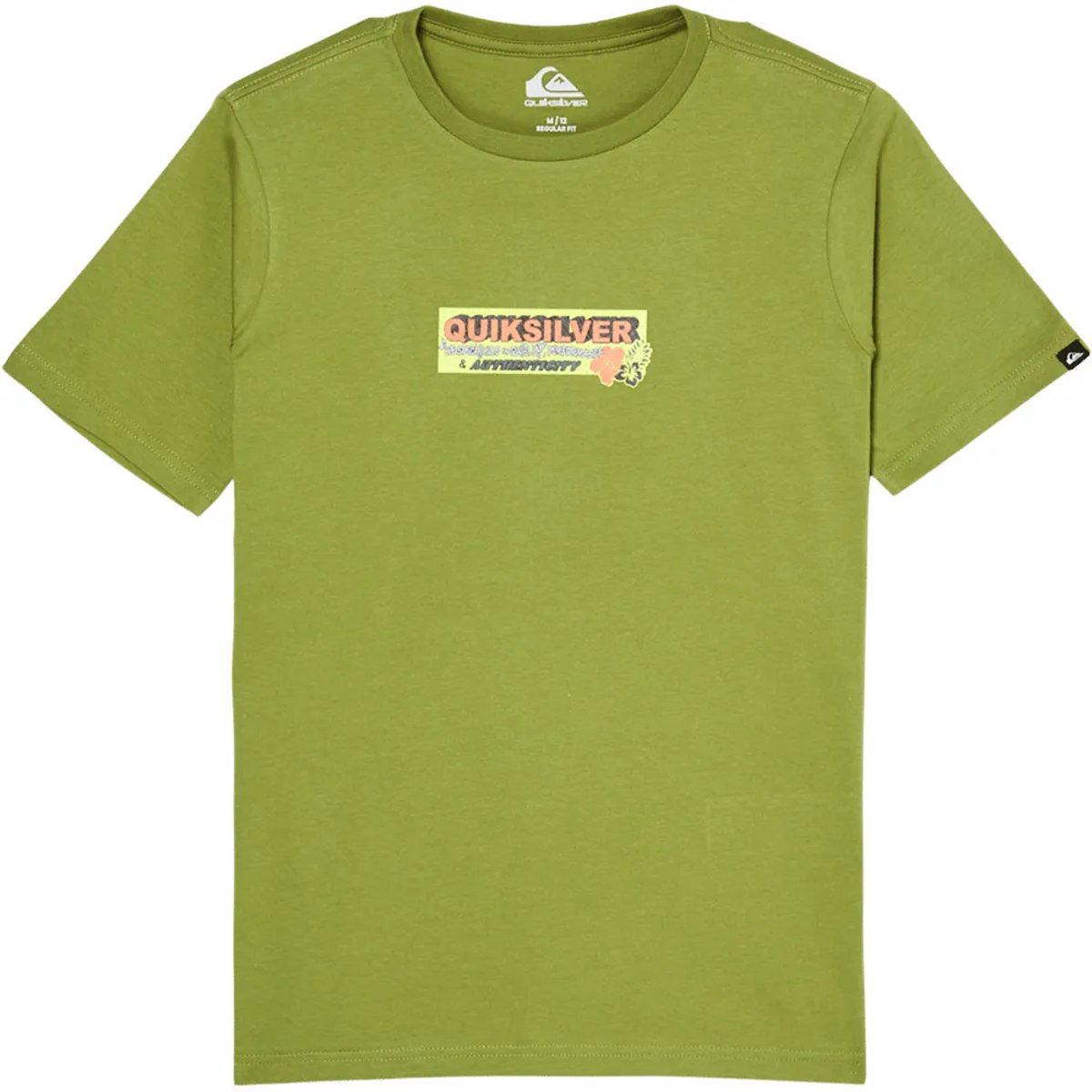 Quiksilver Specialize T-shirt Met Korte Mouwen 8 Years Jongen Groen
