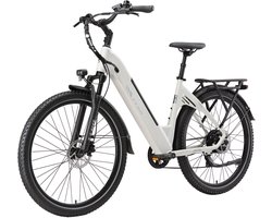 TTGO C5 E-bike - 25 km/u - 27.5inch - 90km actieradius - 250W motor - 48V 13.5Ah accu - 70NM - wit