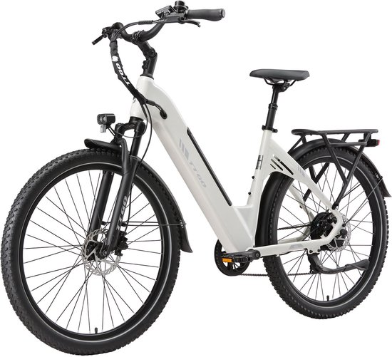 TTGO C5 E-bike - 25 km/u - 27.5inch - 90km actieradius - 250W motor - 48V 13.5Ah accu - 70NM - wit
