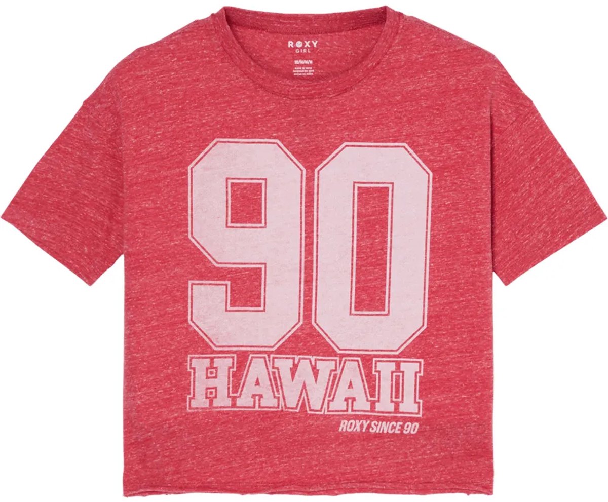 Roxy The Beautiful T-shirt Met Korte Mouwen 6 Years Meisje Hibiscus