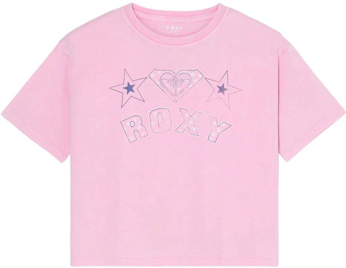 Roxy Daisyloose Seas T-shirt Met Korte Mouwen 14 Years Meisje Roze