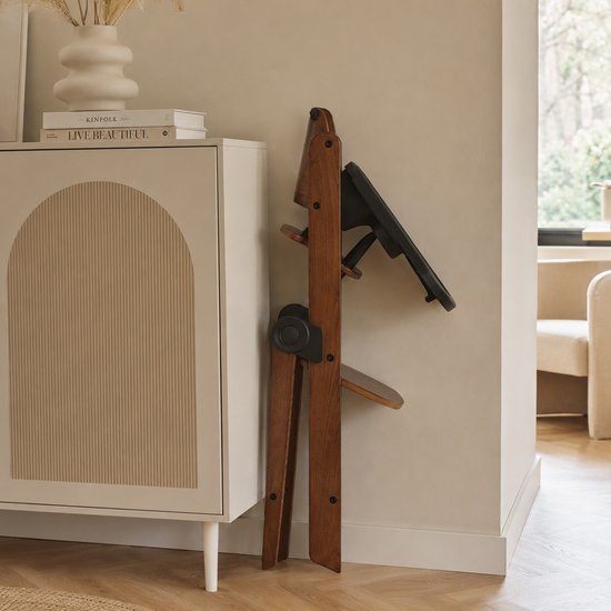 Deryan Odin Luxe Kinderstoel met Bouncer - Bruin + Nougat Bouncer — afbeelding 4