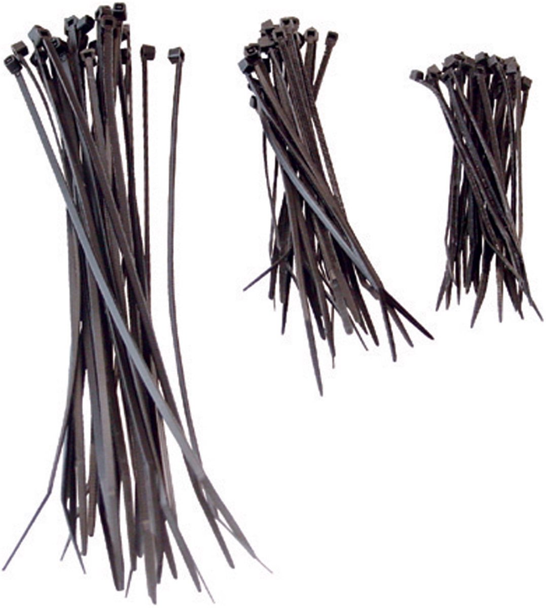 Kabelbinders Assortiment Zwart – 75 Stuks – 100/150/200 mm – Nylon – TOOLTECH