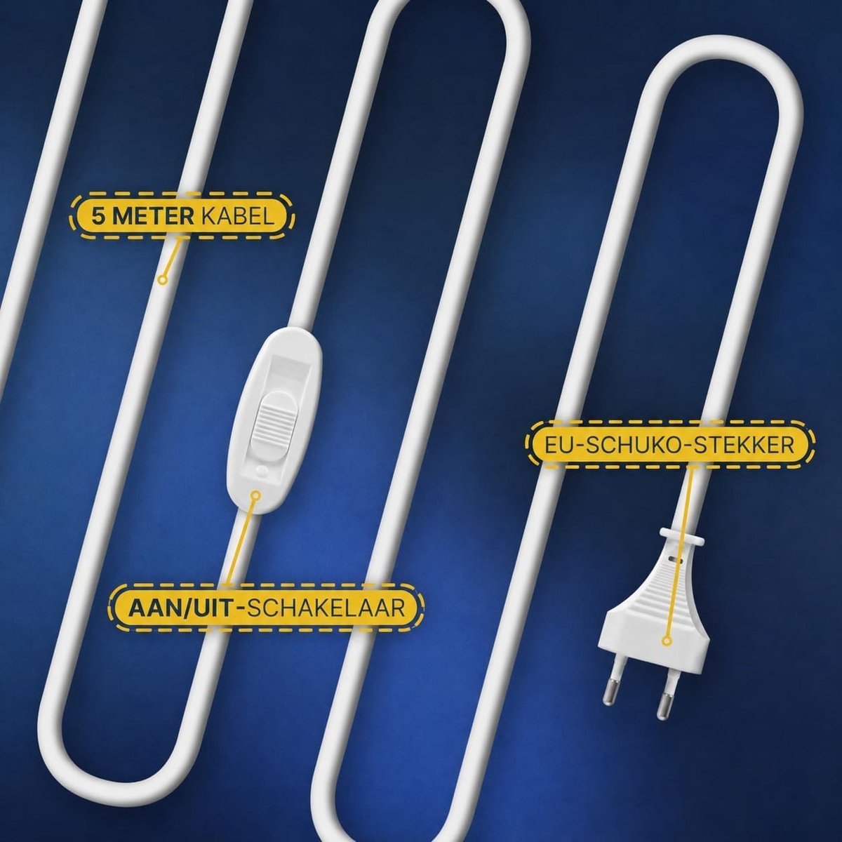 Mobiele Plafondventilator - Wit - Draagbaar en Stil - Eenvoudig te Monteren - Voor Binnen en Buiten – foto 5