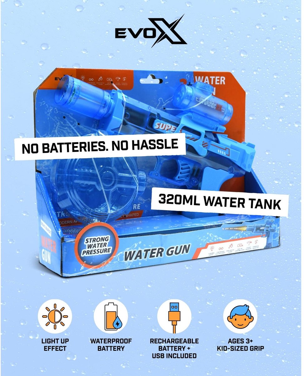 Evo-X Light Up Elektrisch Waterpistool