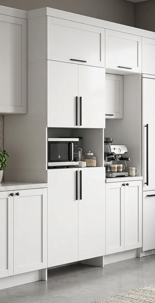 Kast - 79x40x175 cm - Zwart - Novihome