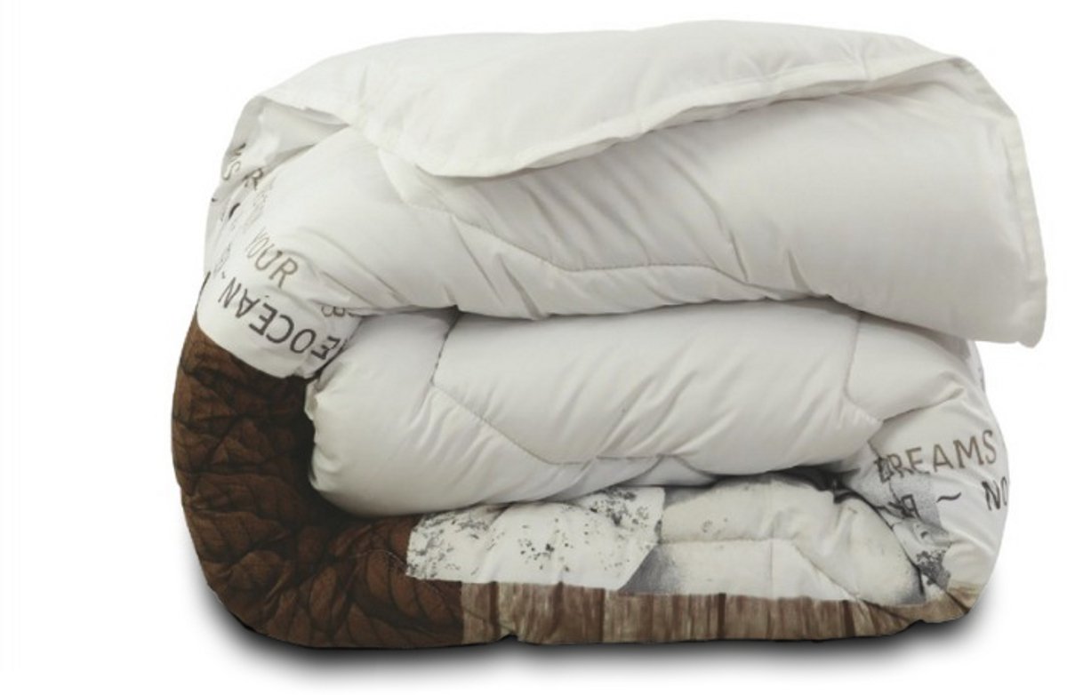 Dekbed Zonder Overtrek Dream | Easy Dekbed Uni Onderzijde | 240 x 200/220 cm + 2 kussenslopen