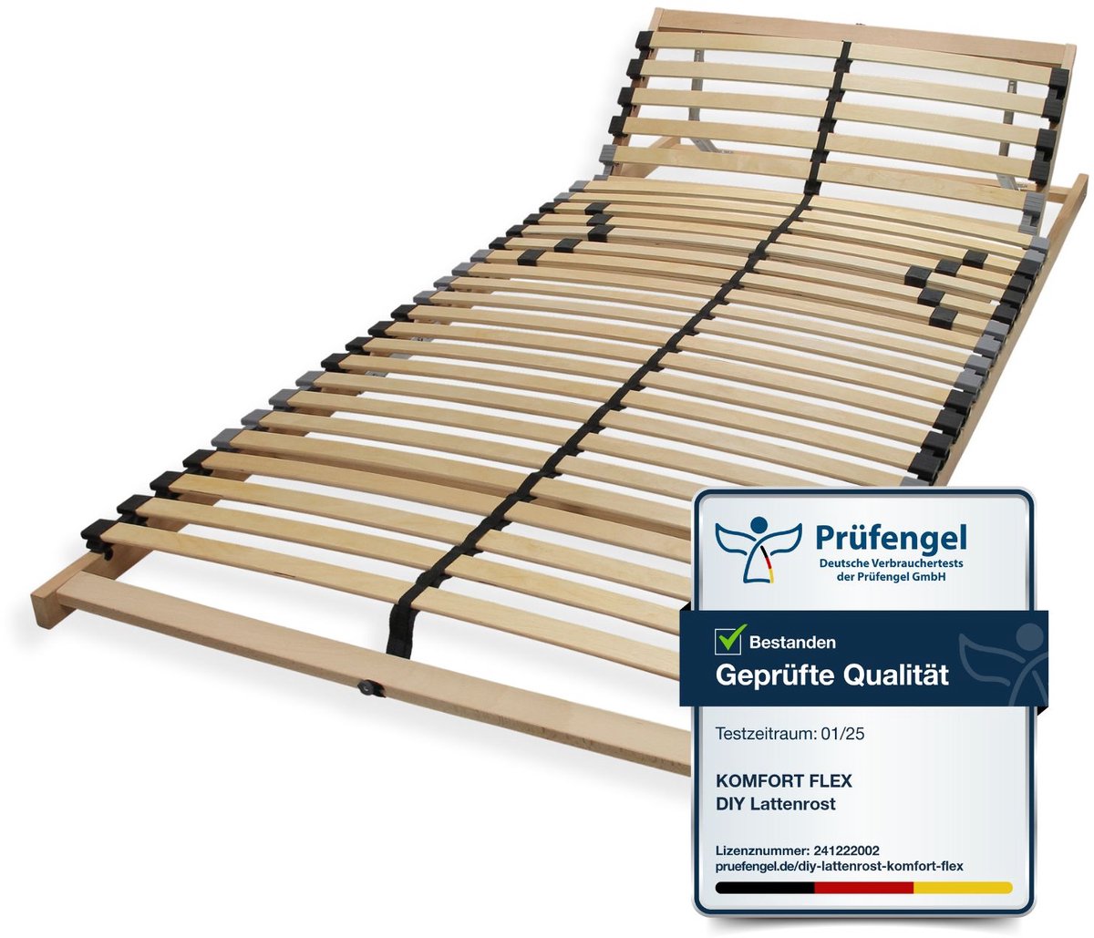 Lattenbodem 70x200 - verstelbaar hoofdbord - bedbodem - Sleepneo
