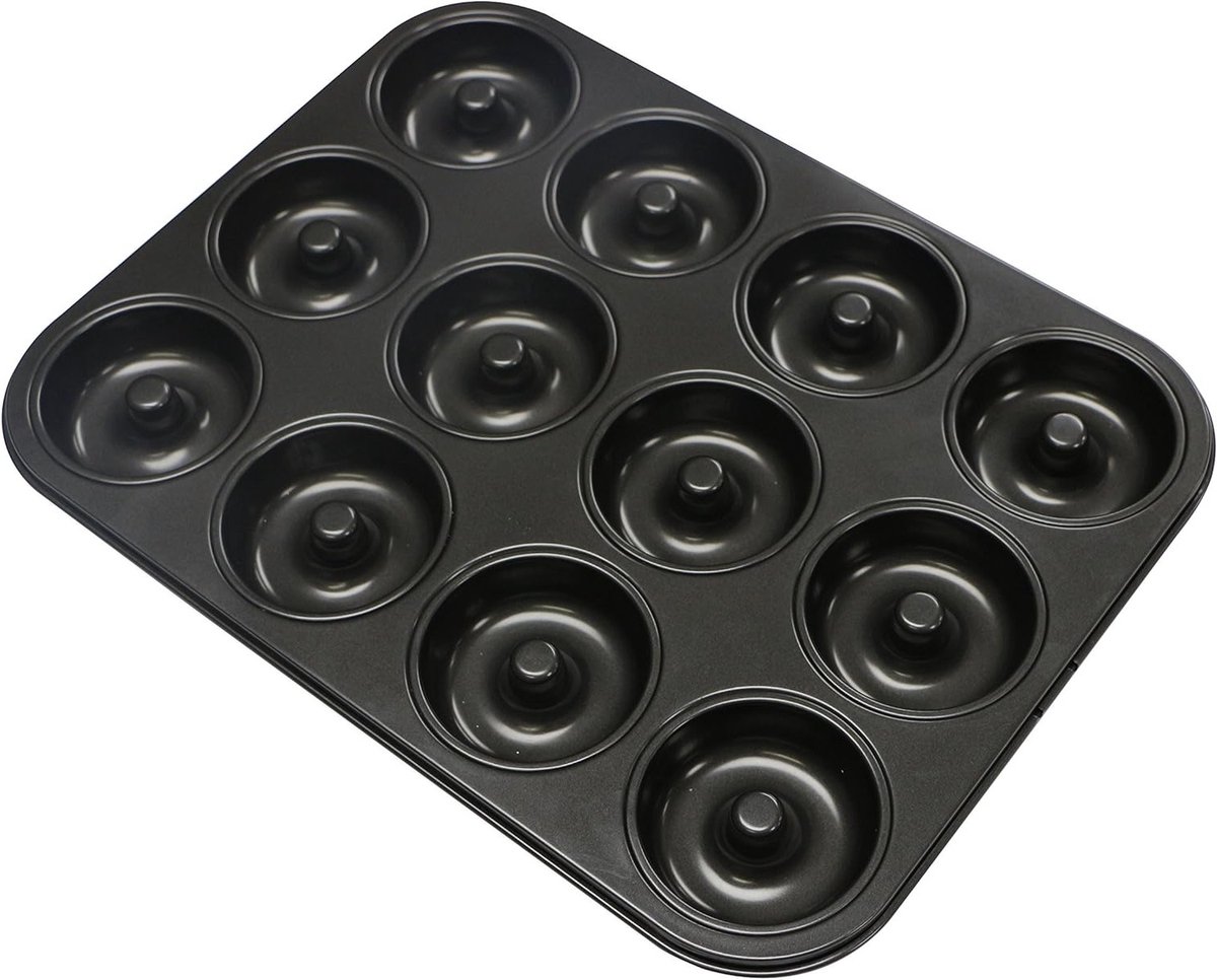 Donut Bakvorm voor Muffins, Cupcakes en Pudding - Non-Stick Coating Ø7 cm, Ideaal voor Bakliefhebbers