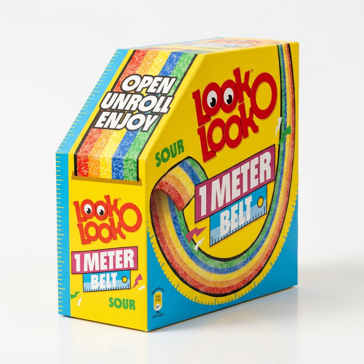 Look O Look 1 meter Zure Streek - Snoep - 12x55gr