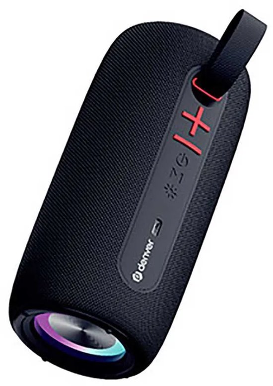 Denver Bluetooth Speaker Draadloos - Lichteffecten - Muziek Box - AUX - TWS Pairing - BTL360 - Zwart van Denver — afbeelding 4