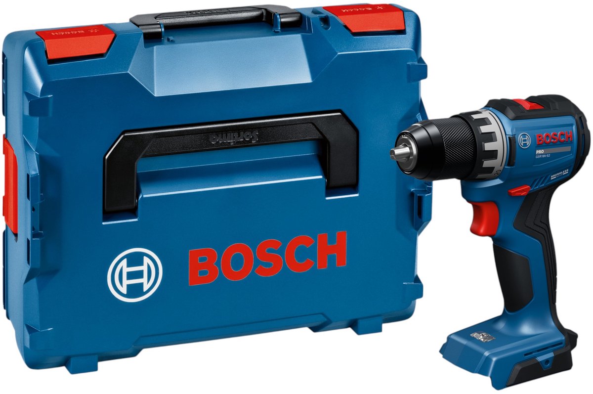 Bosch GSR 18V-52 Professional accuboormachine 18 V 70 Nm (06019S0021) borstelloos + L-Boxx - zonder accu, zonder oplader