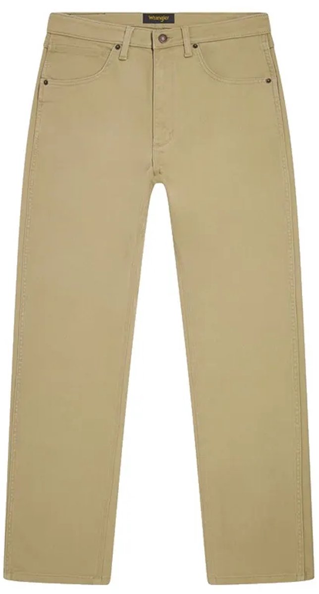 Wrangler Peak Comfort Regular Fit Broek 32 32 Man Khaki