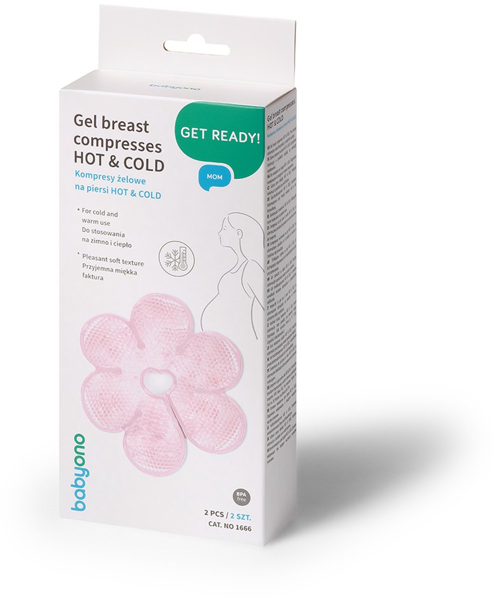 Babyono Gel Borstkompressen Hot & Cold – 2 Stuks – Warm & Koud Kompres voor Borstvoeding – Tegen Stuwing en Verstopte Melkkanaaltjes – Herbruikbaar — cadeau in Cadeau-ideeën - foto 6