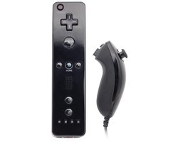 Controller & Nunchuk Geschikt voor Wii & Wii U - Rood