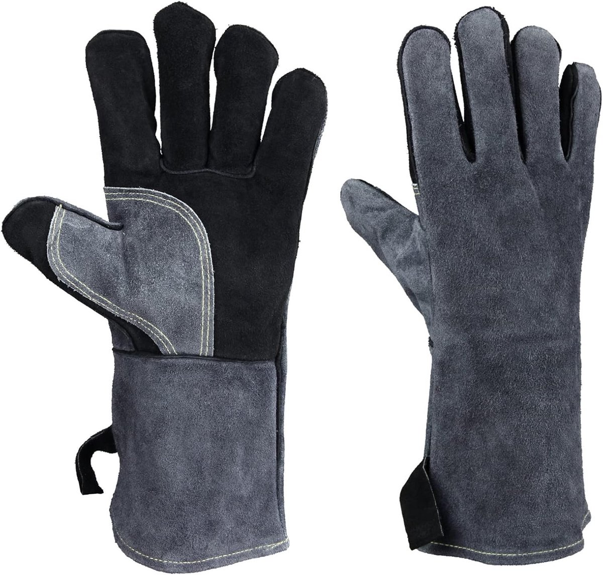 BBQ Handschoenen - Leren - Hittebestendig tot 500 °C - Veilig en Comfortabel - Voor Grillliefhebbers