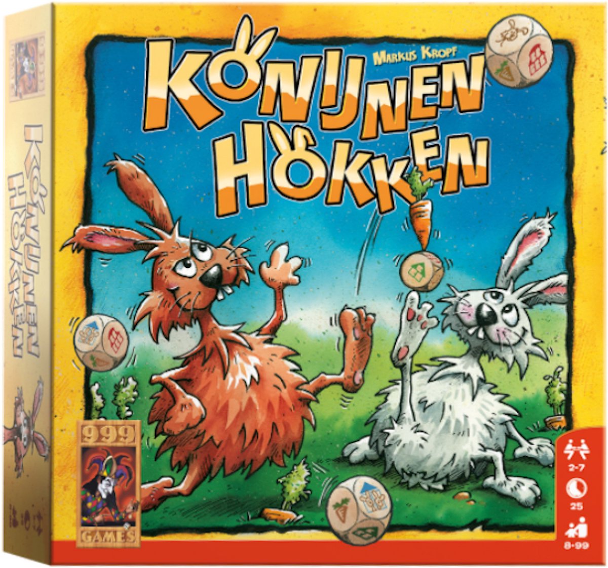 999 Games - Konijnenhokken - Vlot Dobbelspel — afbeelding 8