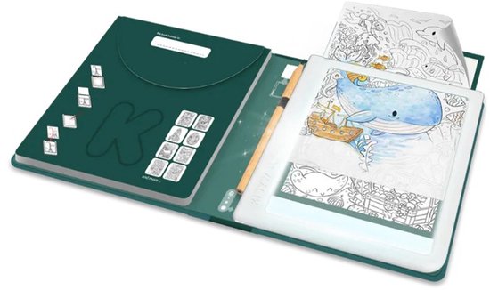 KIDYWOLF K-DRAW PAD Meli Melo - Tablette à Dessin Lumineuse pour Enfants - 30 Calques - Jouet Créatif Sans Écran - 10+