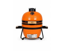 Barero Kamado BBQ - 13 Inch Houtskool Barbecue - Inclusief Onderstel - Egg met Accessoires - Oranje…