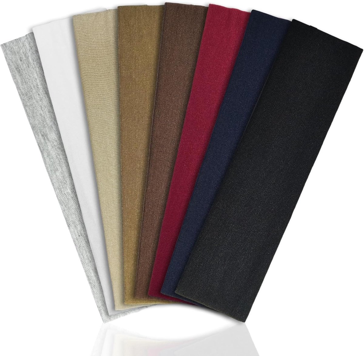 Sporthoofdband set van 8 - elastisch - non-slip - ideaal voor yoga en fitness - ShopVlot