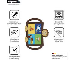 dipos – 2x Beschermfolie geschikt voor Logicom Logikids Star | Krasbestendige & heldere Screenprotector Ultra-Thin