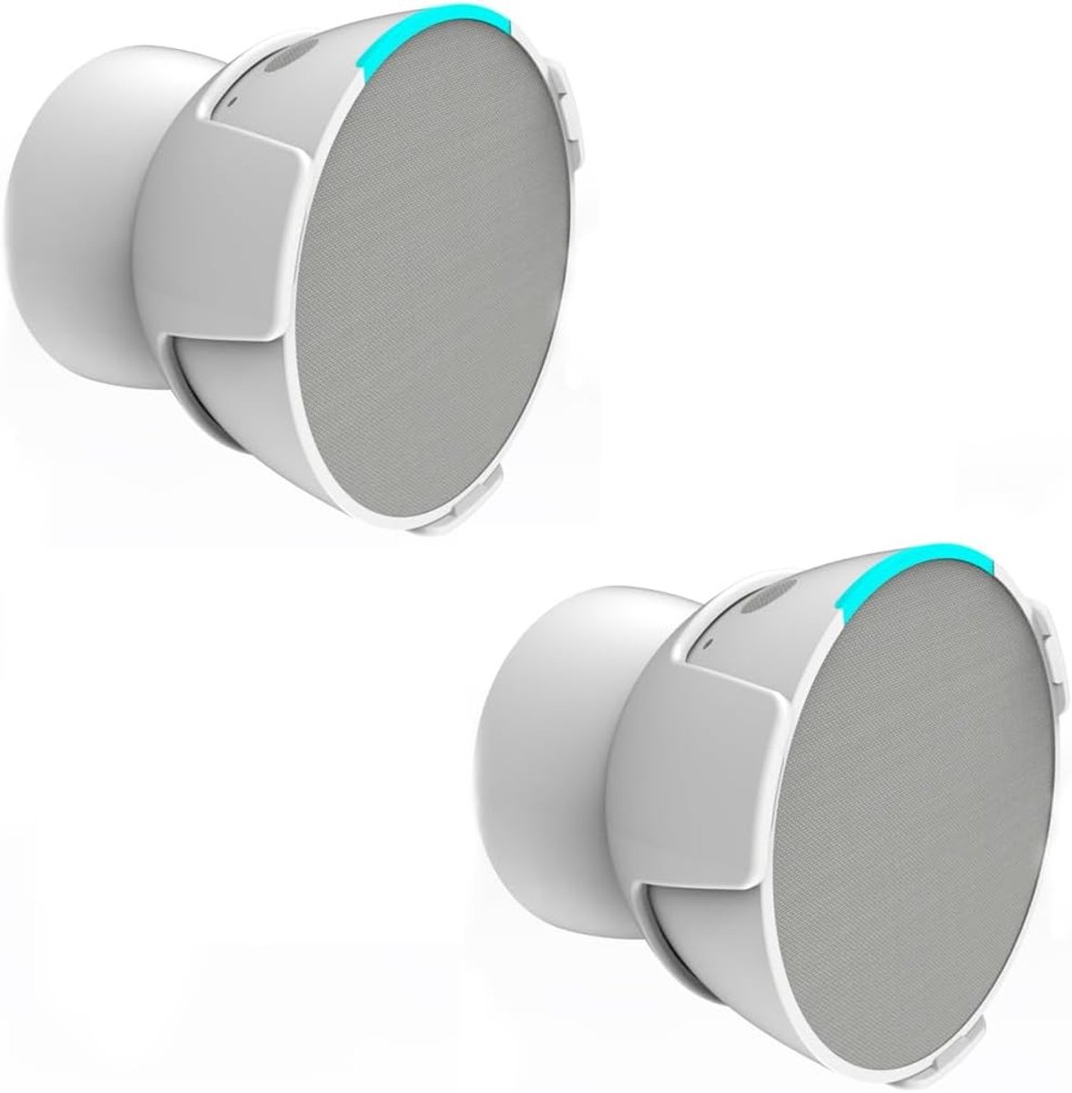 Houder voor Echo Pop, Staander en Wandmontage met Kabelbeheer, Schroefloos Ontwerp, 2-Pack, Ideaal voor Speakeraccessoires en Organisatie