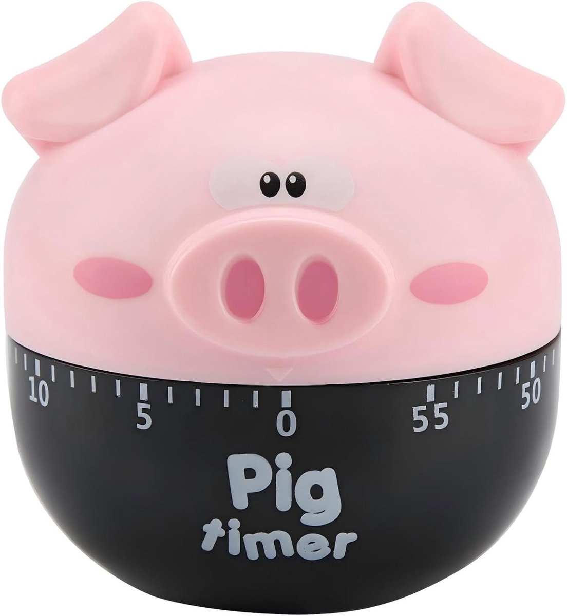 Keukentimer 60 minuten - Roze varken - Schattig cartoon design - Perfect voor koken en studeren - ShopVlot