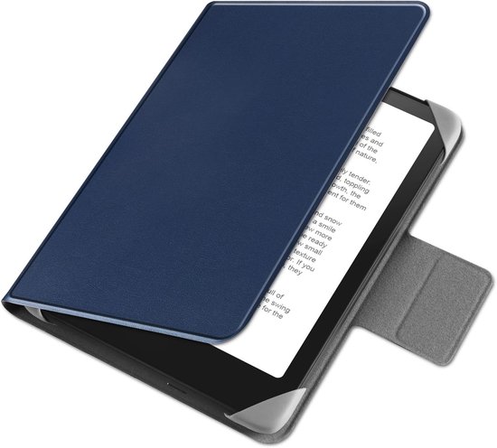 Universele Beschermhoes voor 6.8 Inch E-Readers - Geschikt voor Kindle, Kobo en PocketBook - Elastische Bescherming in Blauw van Universele — afbeelding 5