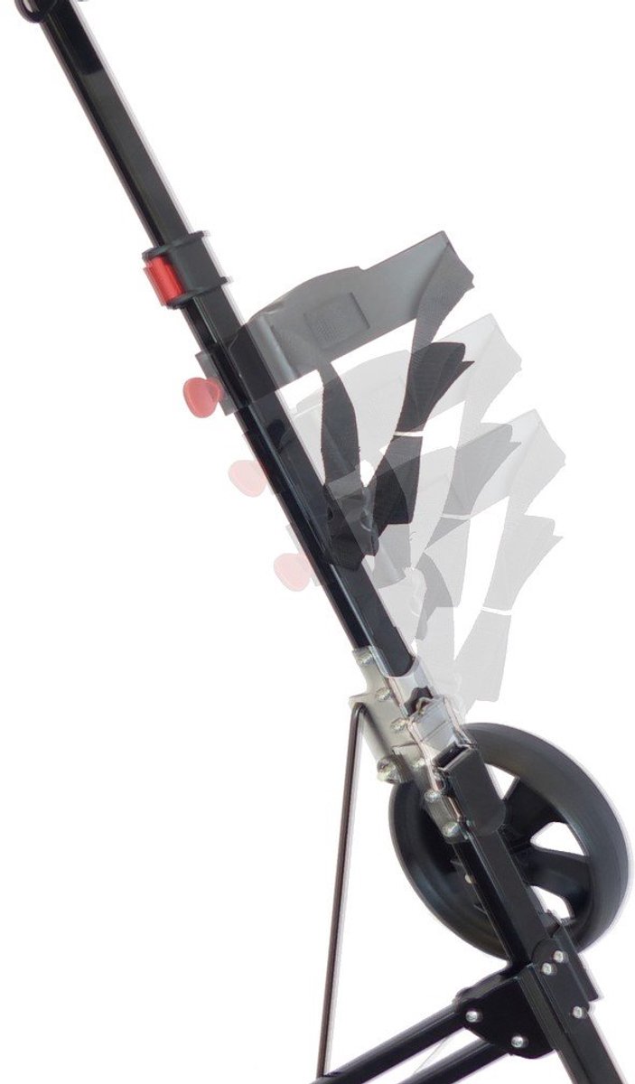 Golftrolley - Ultralicht 3 kg - Compact Inklapbaar - 2 Wielen - Verstelbare Handgreep 90–110 cm — afbeelding 3