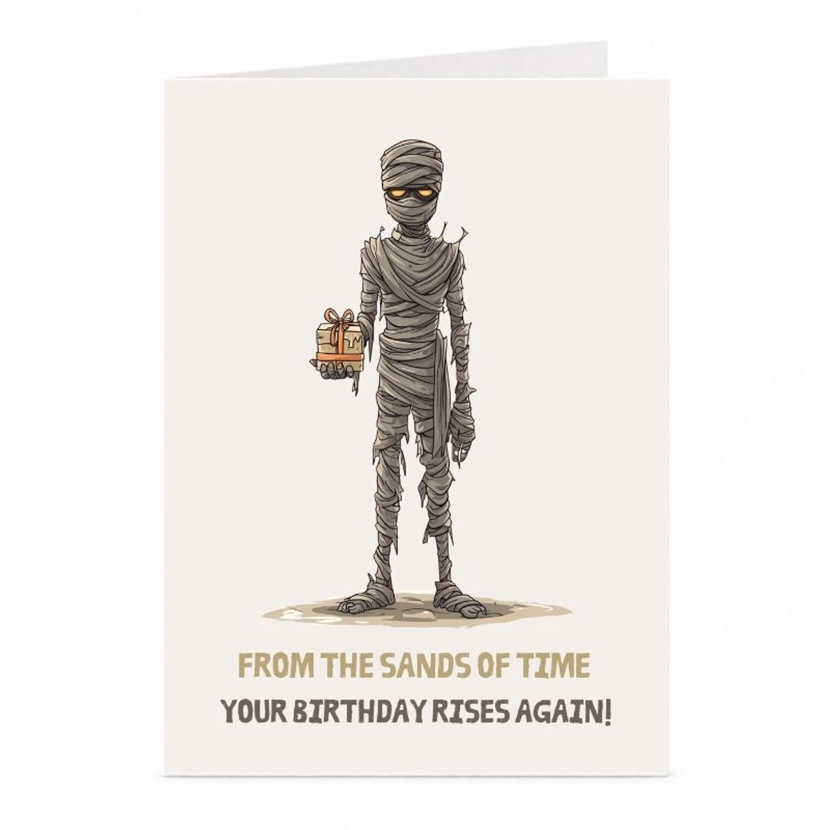 Mummie - Verjaardagskaart - JustTheCardGuy - A6 met envelop